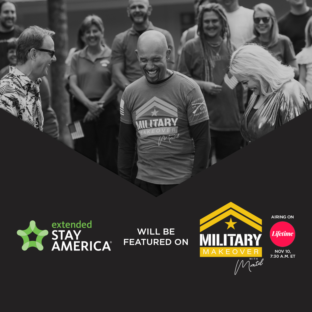 Extended Stay America Joins Military Makeover with Montel®
